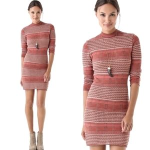Free People Rusty Stripe Knit Bodycon Dress